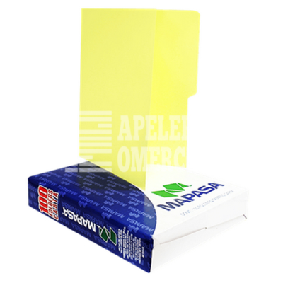 FOLDER T. CARTA COLOR AMARILLO C/U